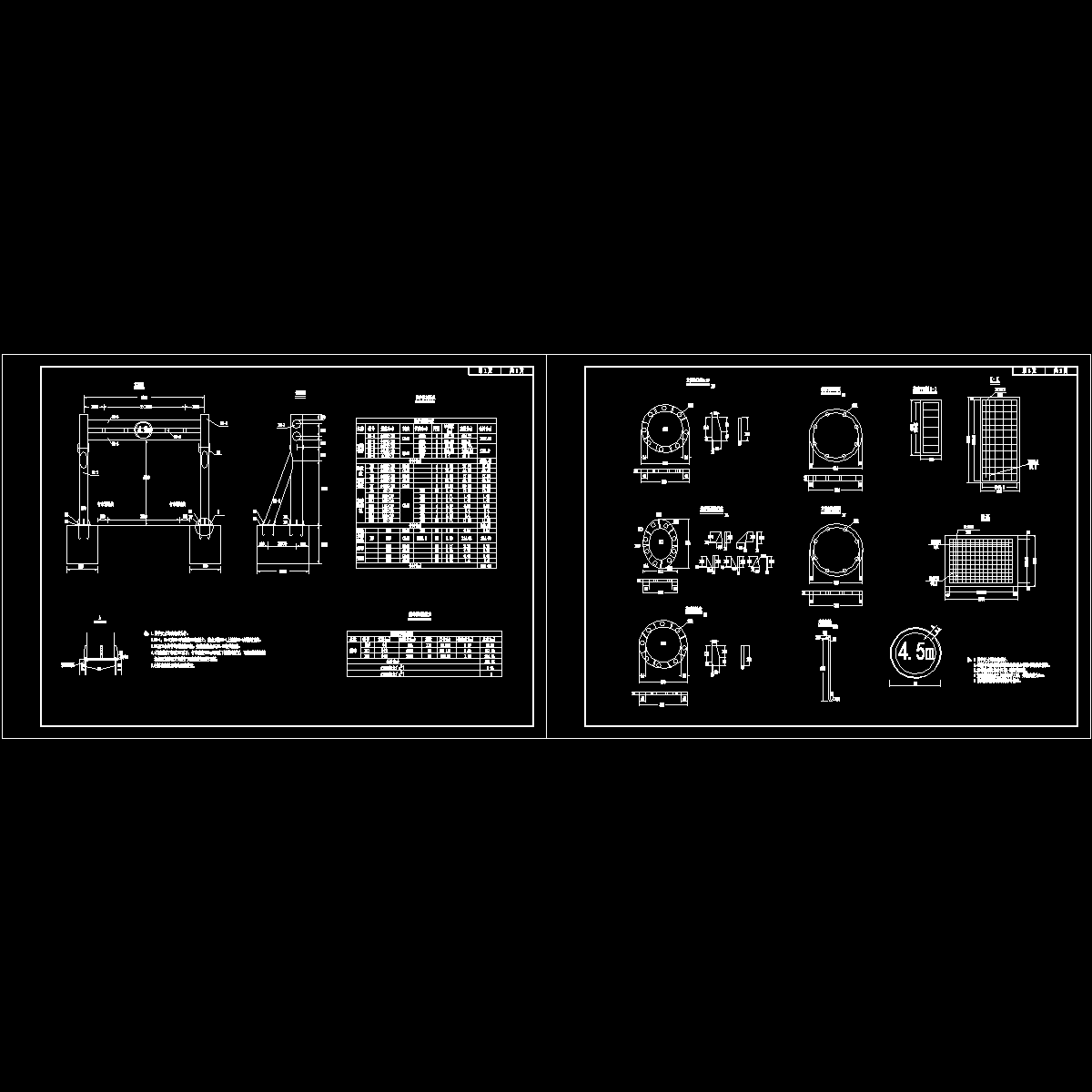 限高架结构配筋详图纸CAD