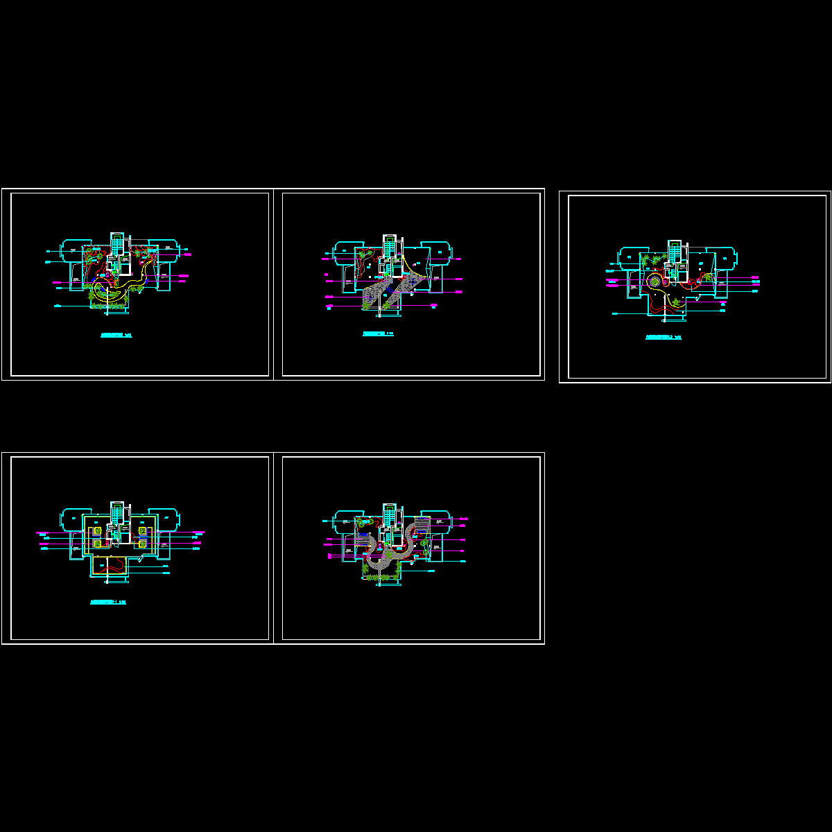 高层屋顶花园方案图.dwg