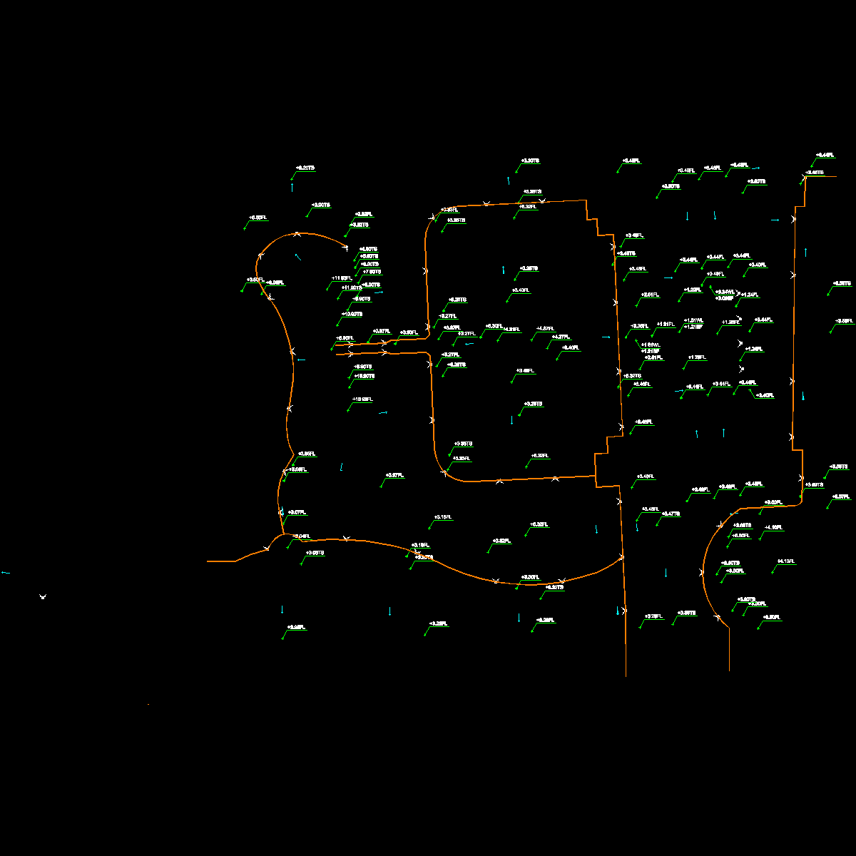 005-lp-103总平面标高排水图.dwg