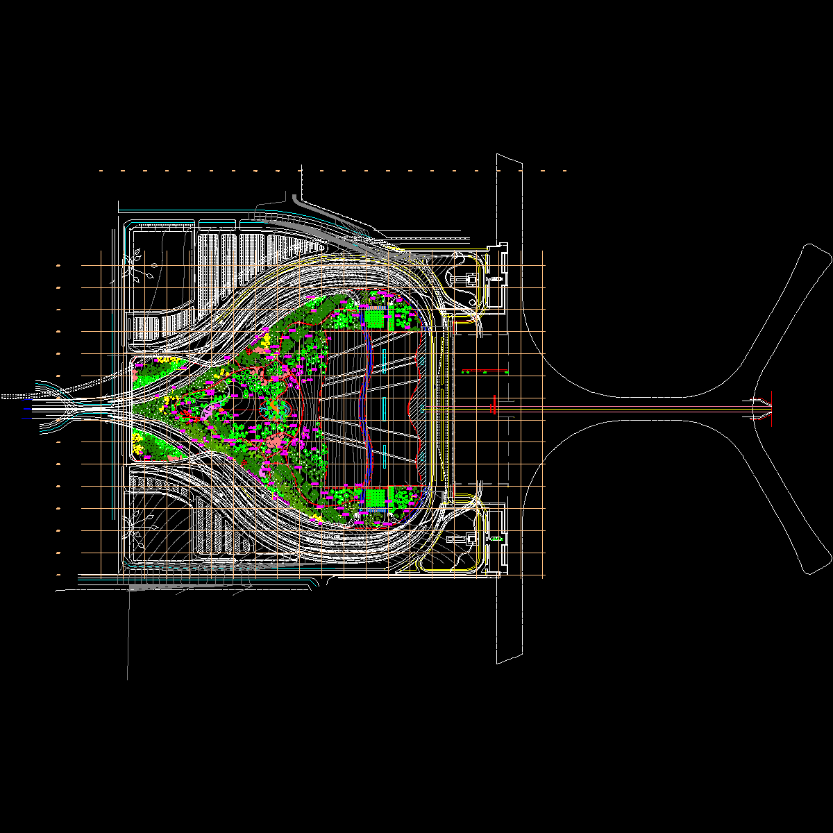 航站楼前广场上木.dwg