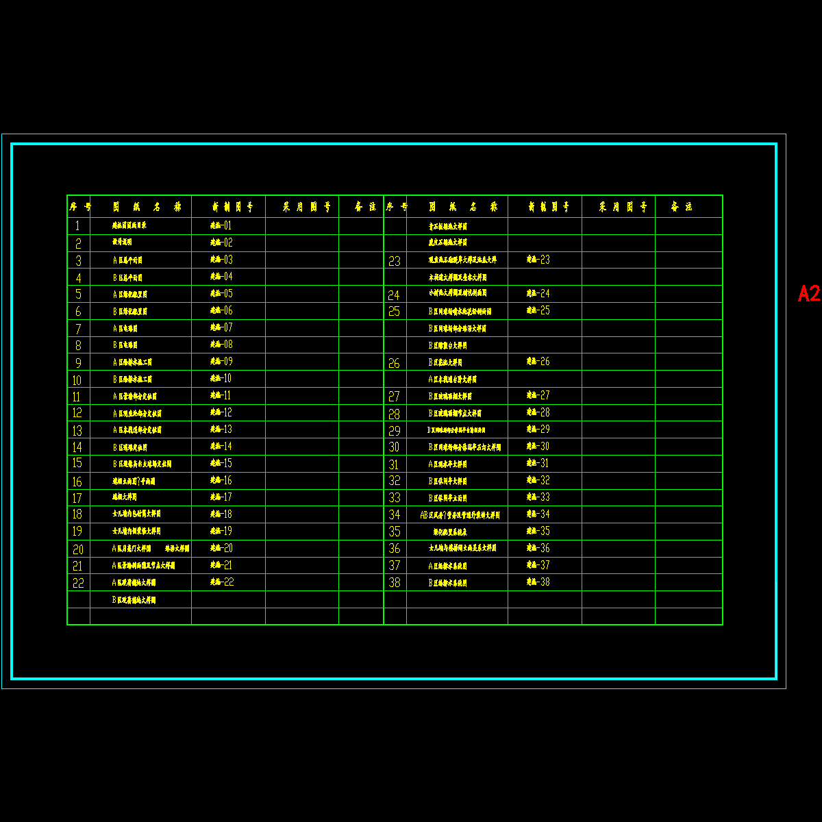 1目录.dwg