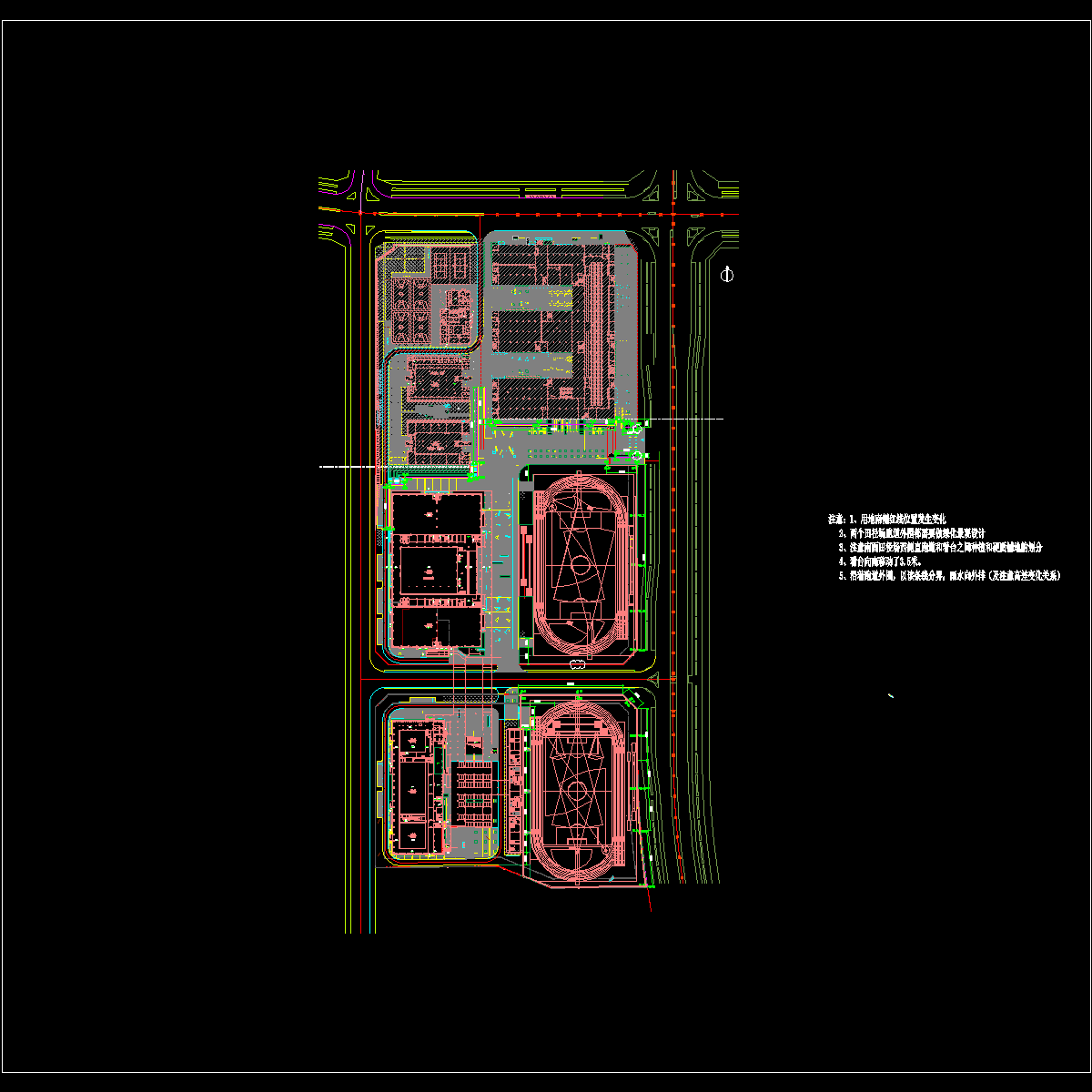 z-01一层总平面索引及围墙挡土墙栏杆定位.dwg