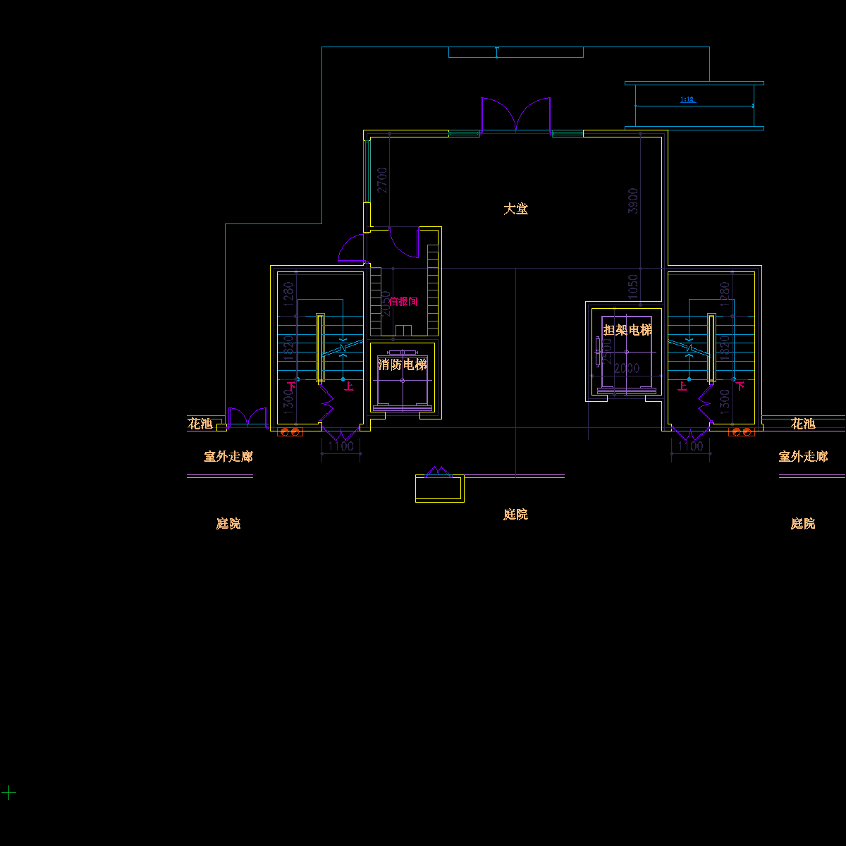 xu-34fcore2-2stair-hall-1f.dwg