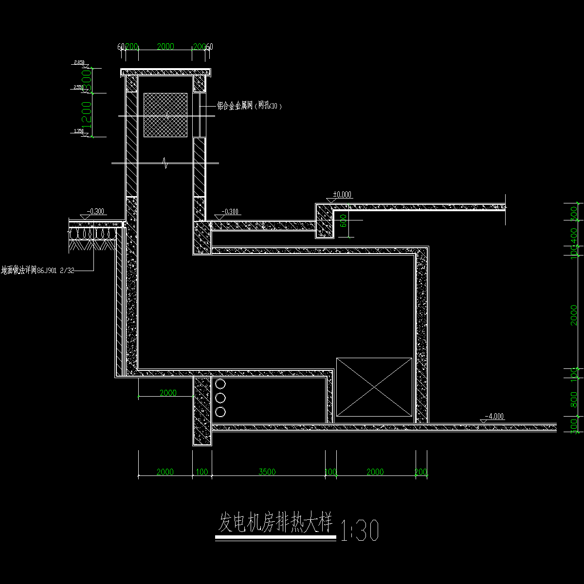 发电机房排热大样.dwg