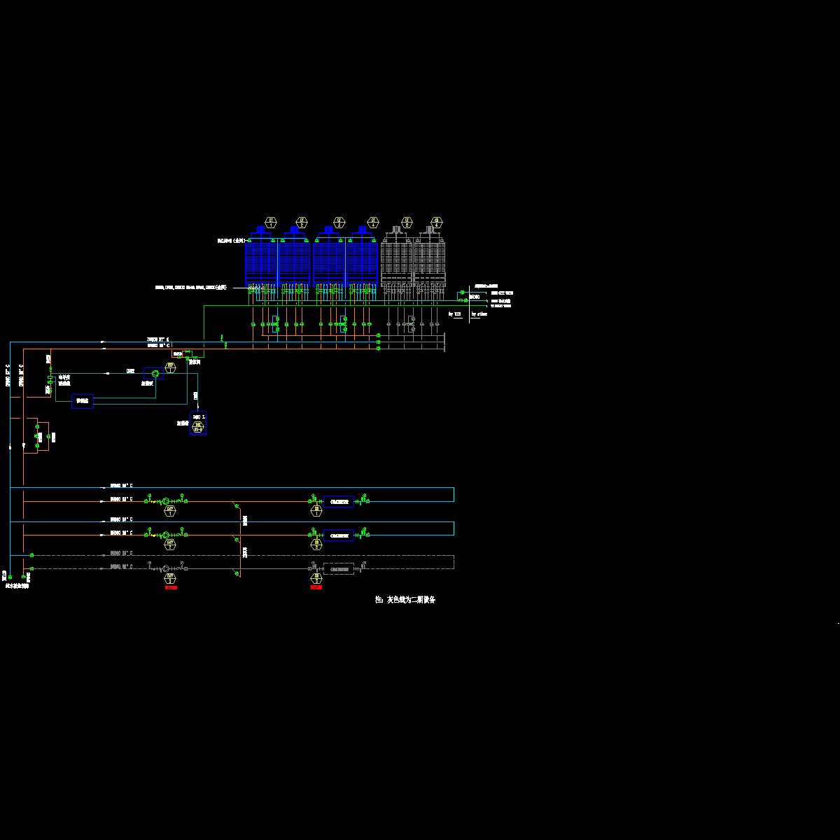 m-1-02 冷却水系统流程图.dwg