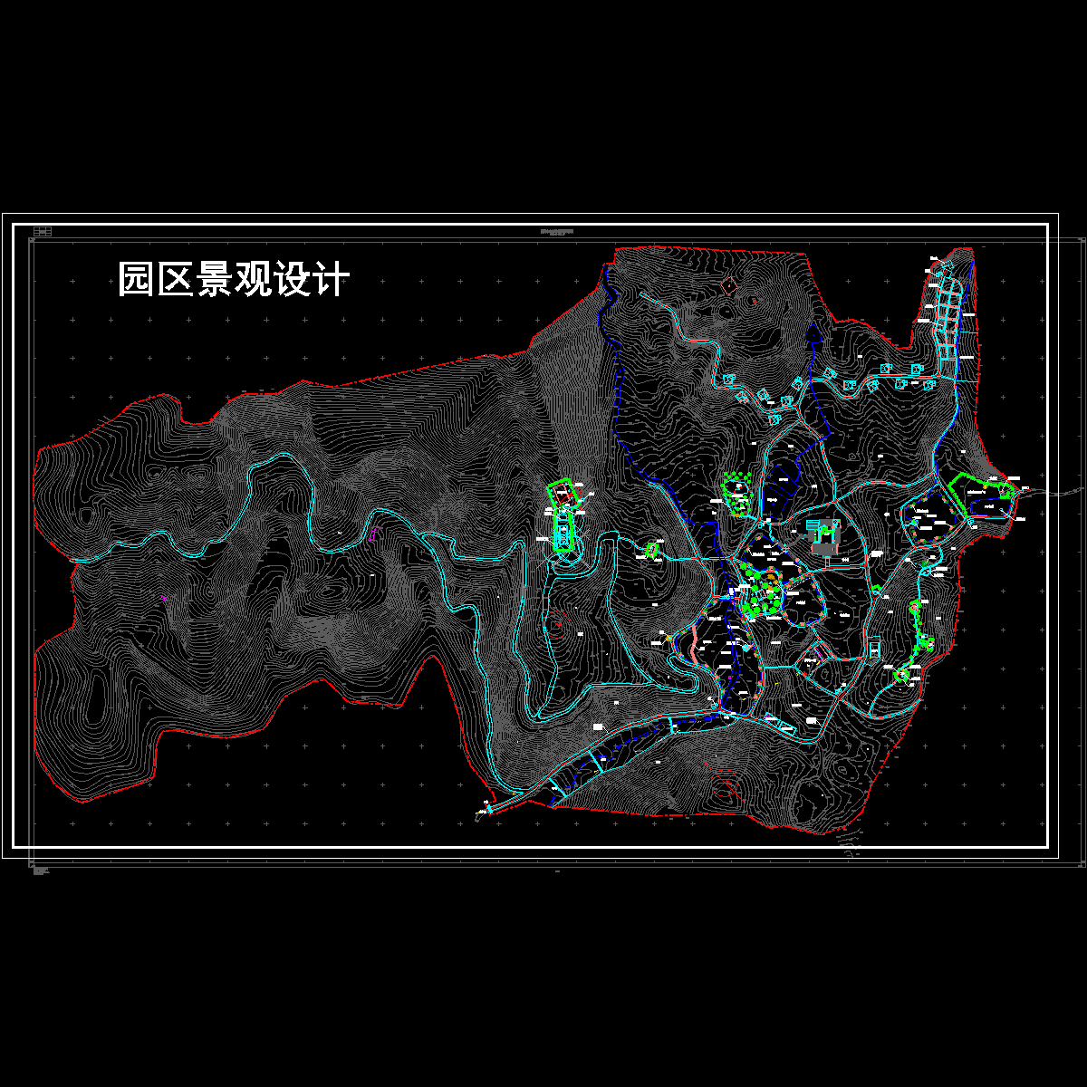 景观规划总平面图 - 1