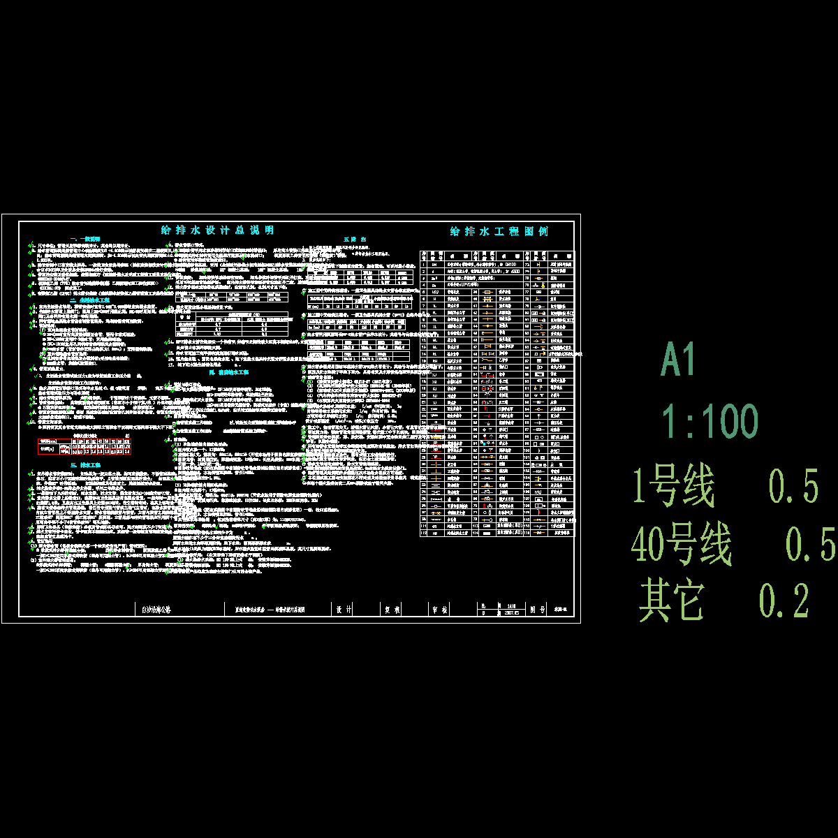 水泵房给排水说明.dwg