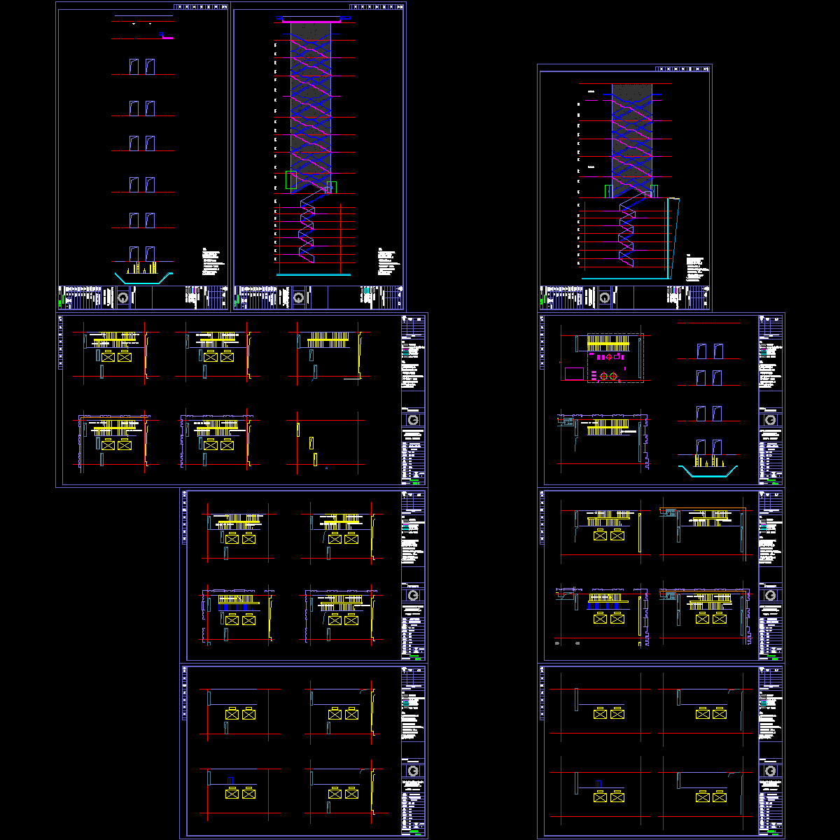 1#2#280、6酒店楼梯详图2012.05.31（9张）.dwg