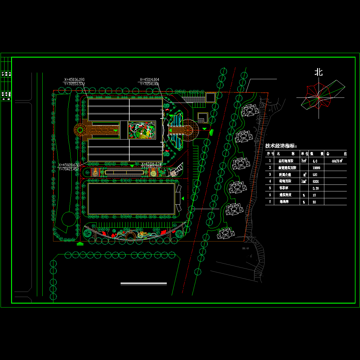 [CAD]厂景观规划