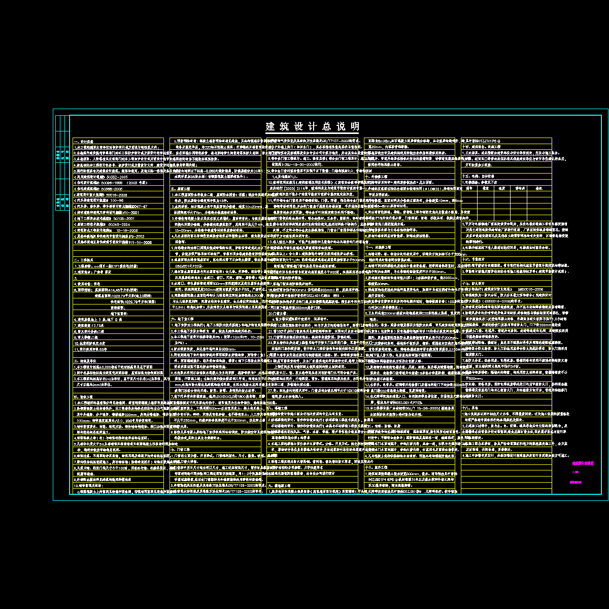 e1_2f1_e1栋-四拼 建筑设计总说明.dwg