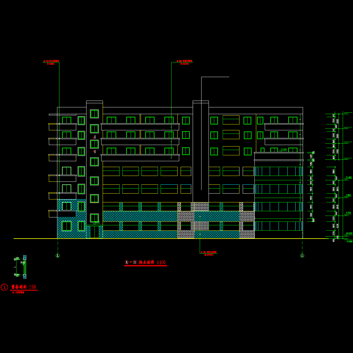 1-11轴立面图.dwg