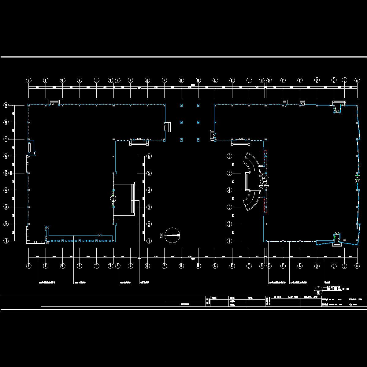 w003-p001 一层平面图.dwg