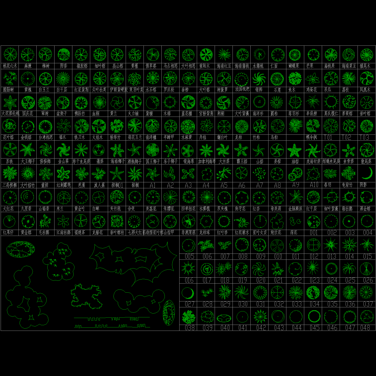 植物素材库.dwg