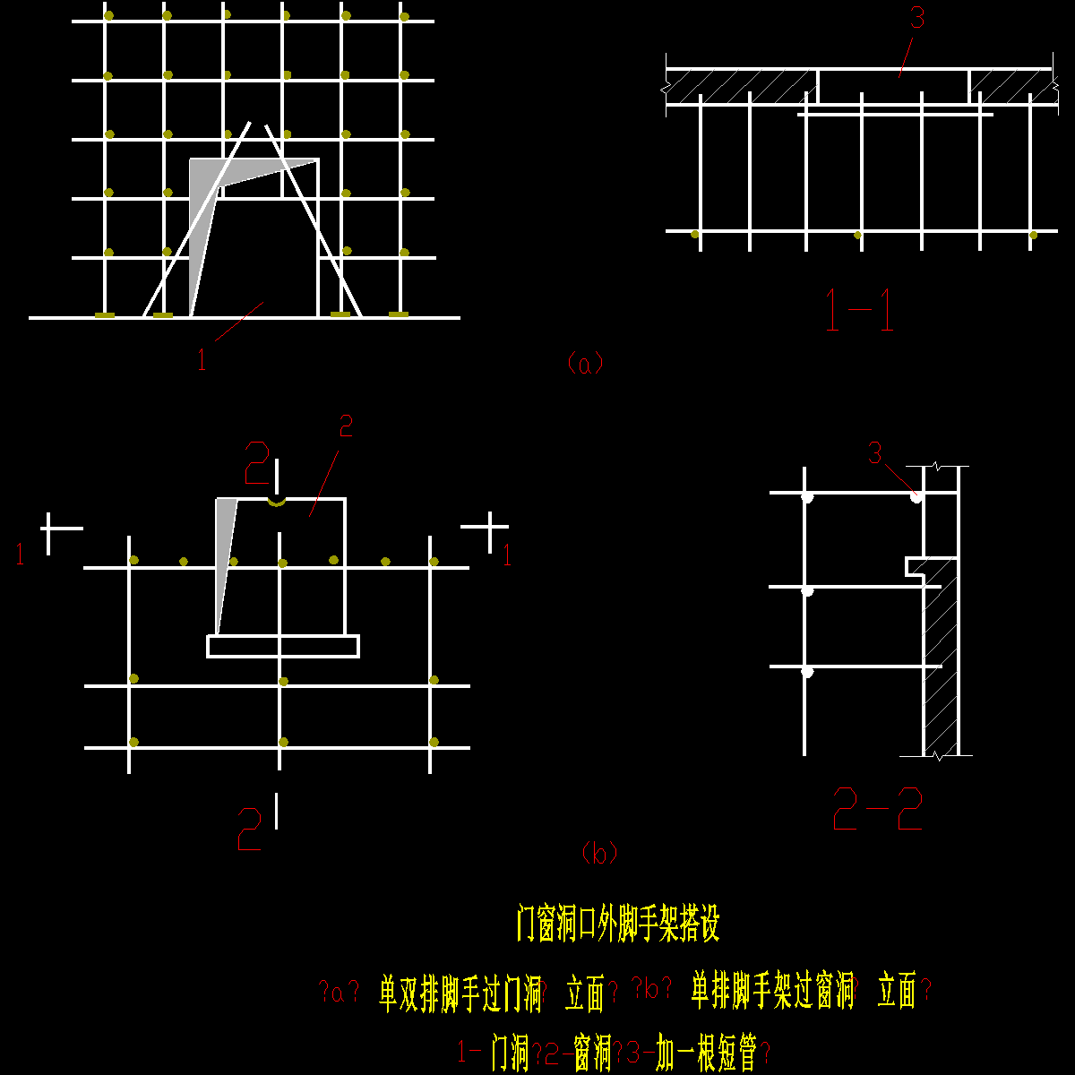 门窗洞口外脚手架搭设.dwg