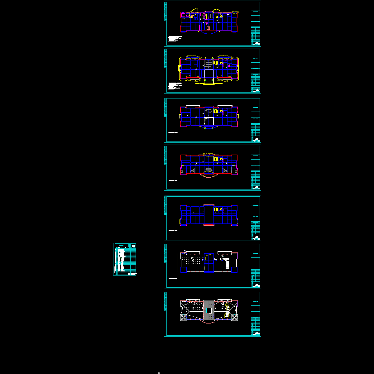 平面图 目录.dwg