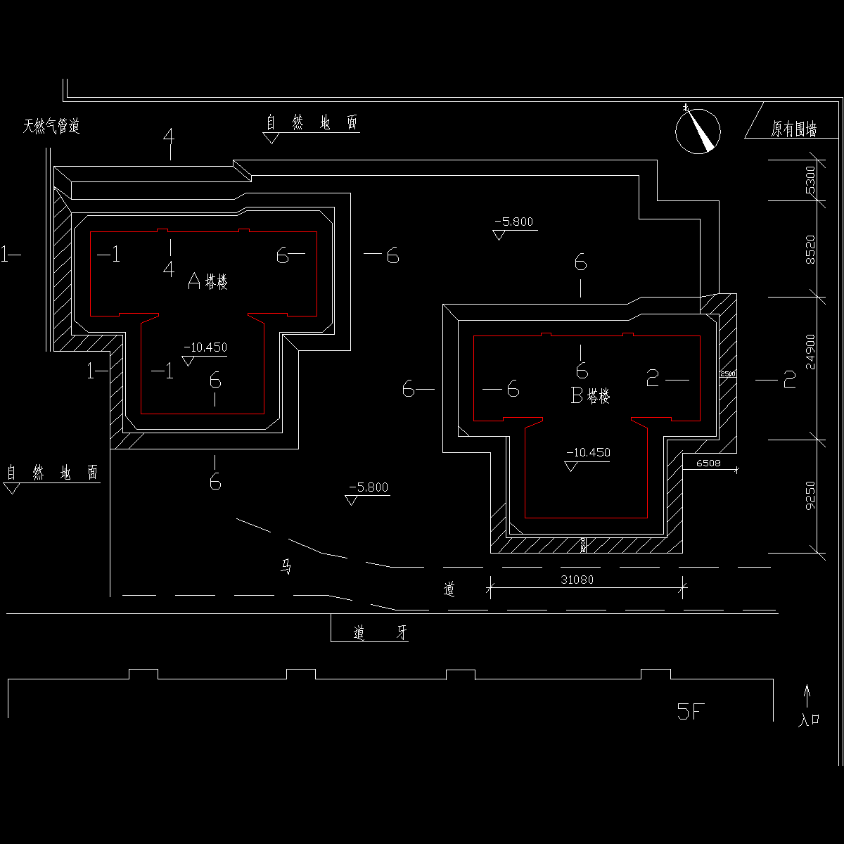 基坑开挖图.dwg