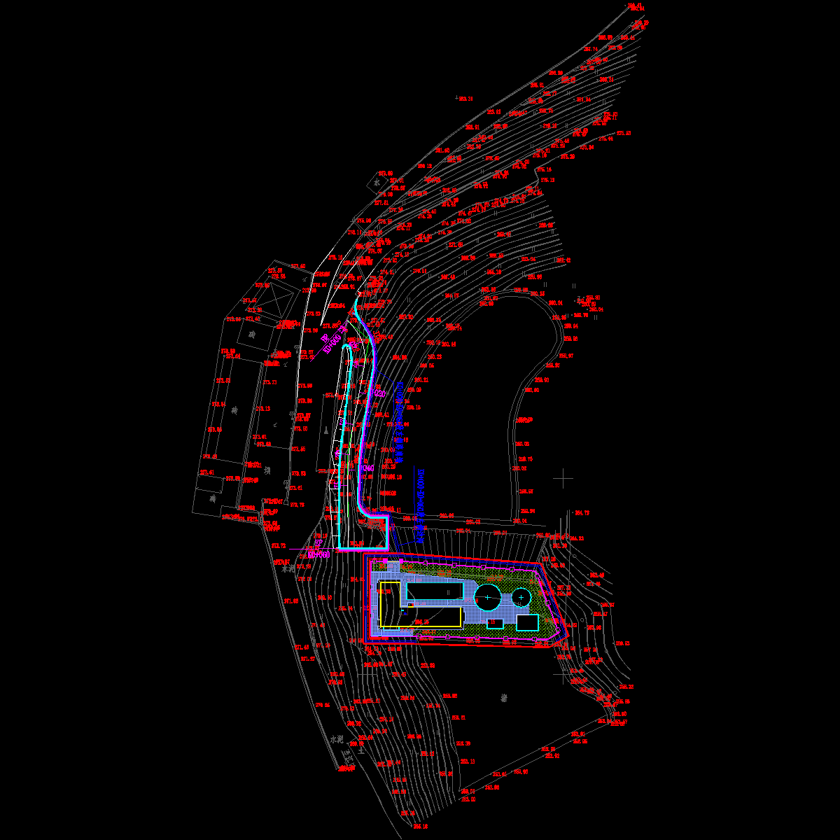 1-施工便道平面图.dwg