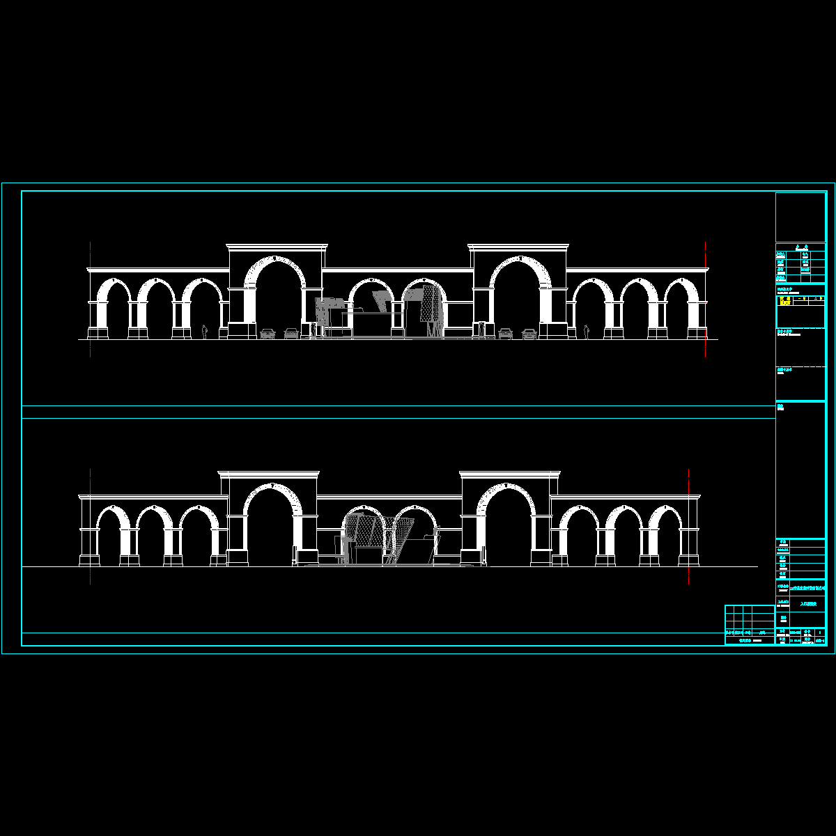 -7大门立面图（1区）20110302.dwg