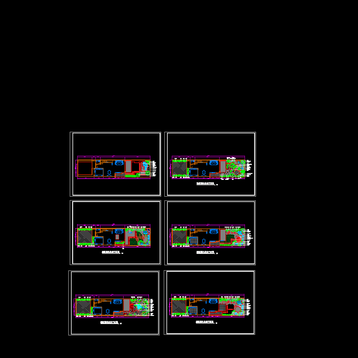 别墅园林景观平面图.dwg