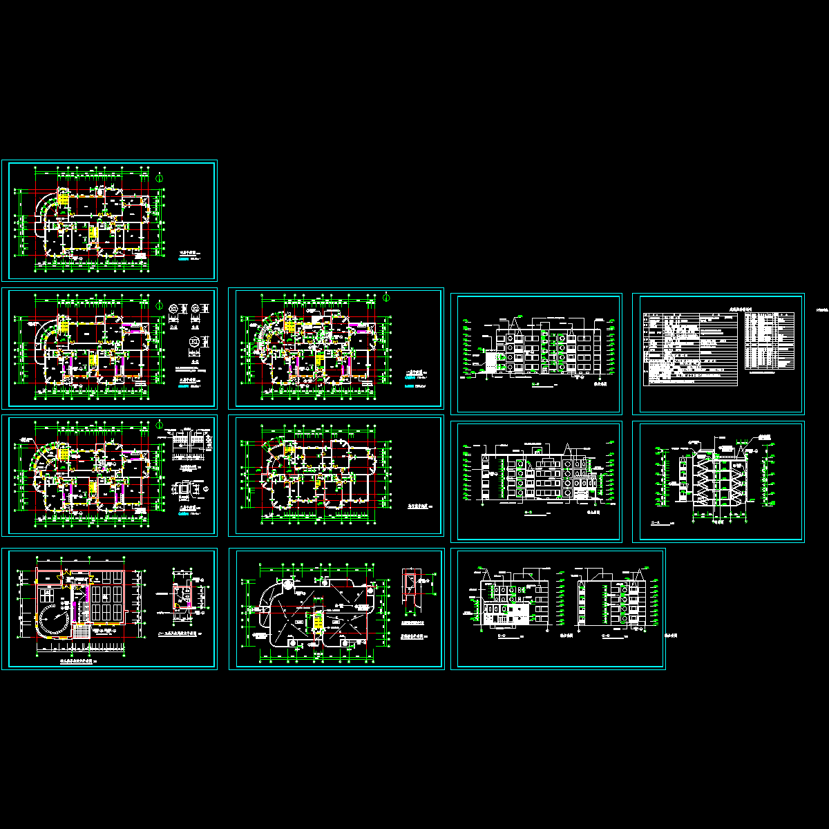 9班幼儿园施工CAD图纸