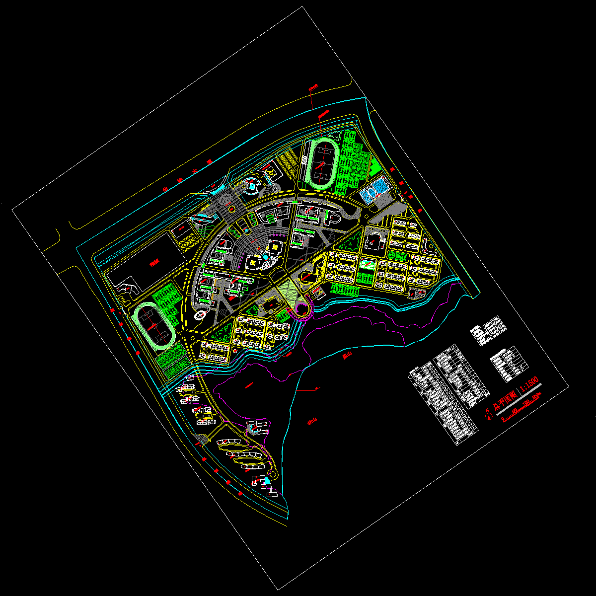 01.江苏某大学整体规划设计总图.dwg