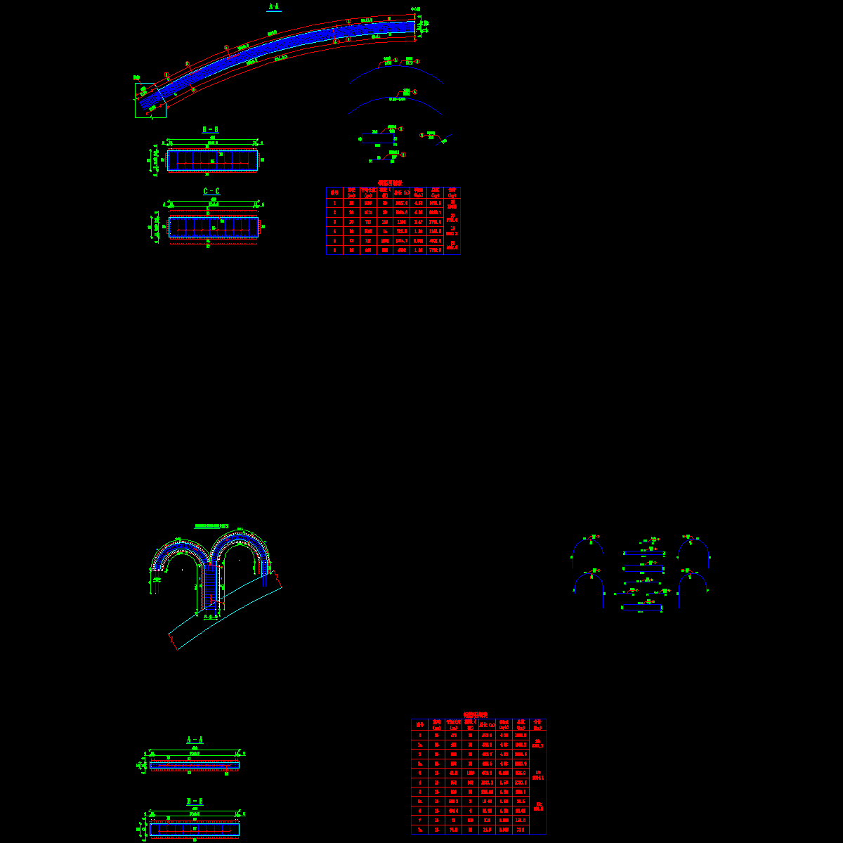 s5拱桥拱圈钢筋图.dwg