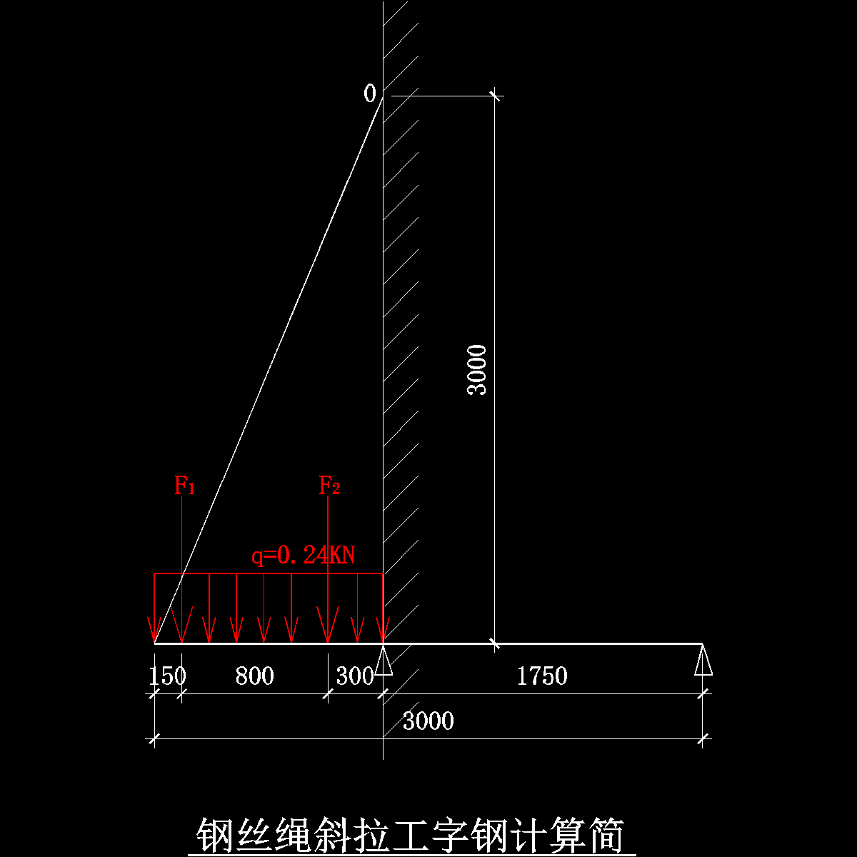 工字钢计算简图.dwg