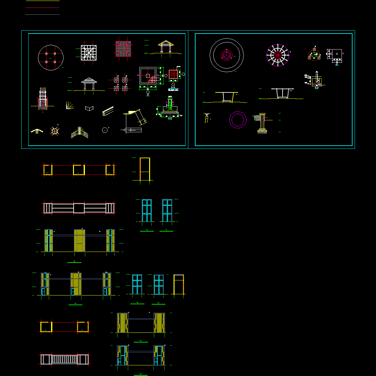 四角亭施工图.dwg