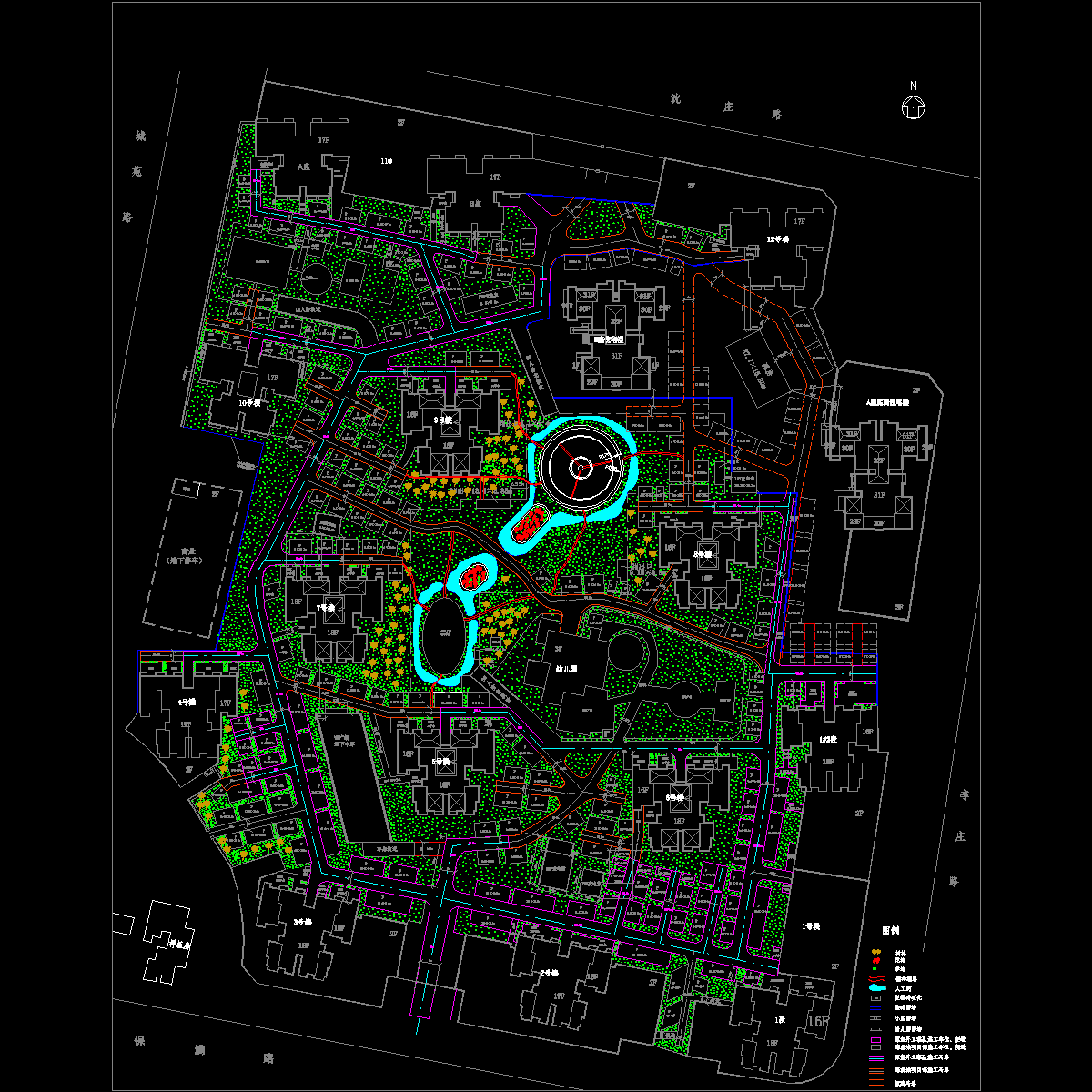 锦观城外线施工图（土建竣工图）1.dwg