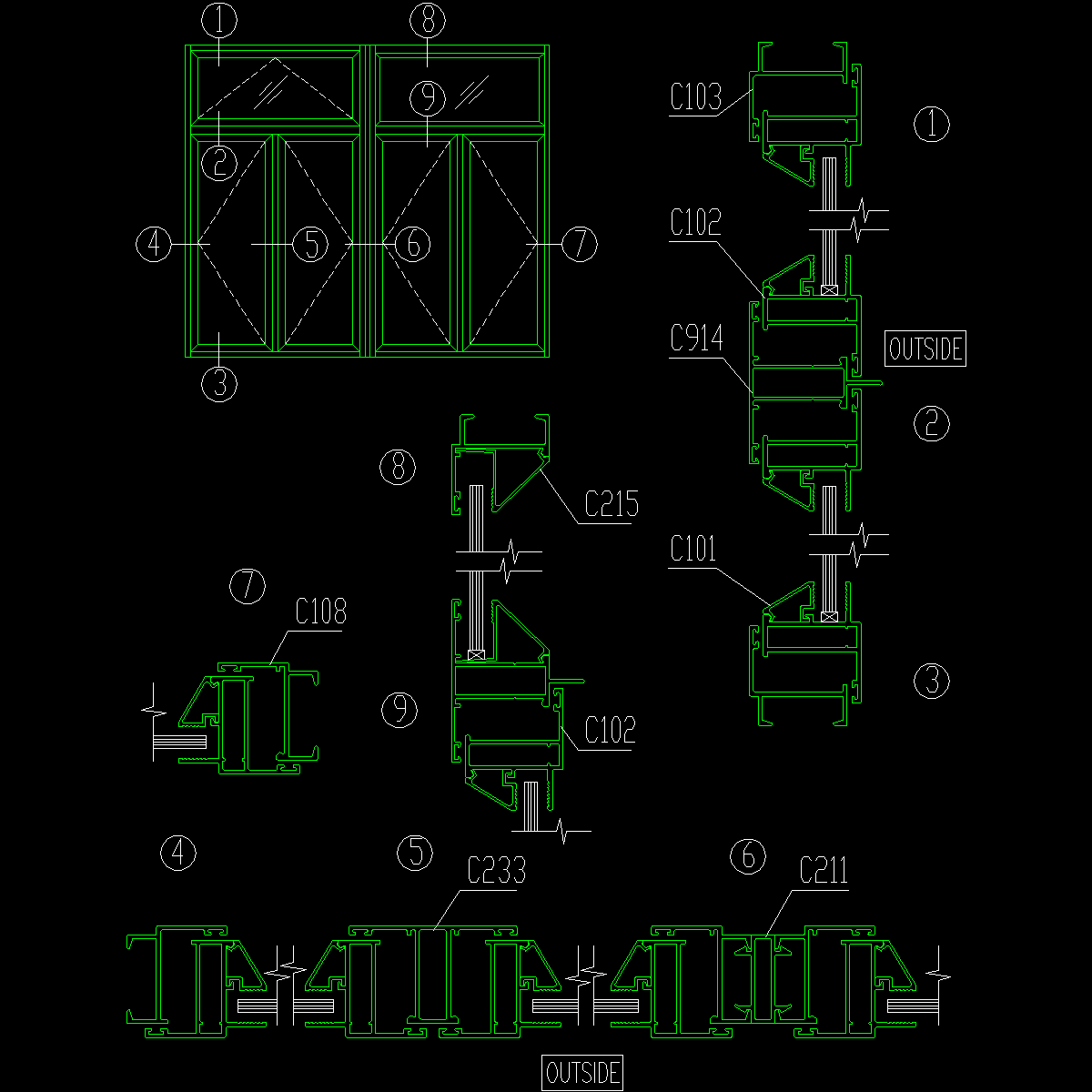 006-38系列平开窗结构图5.dwg