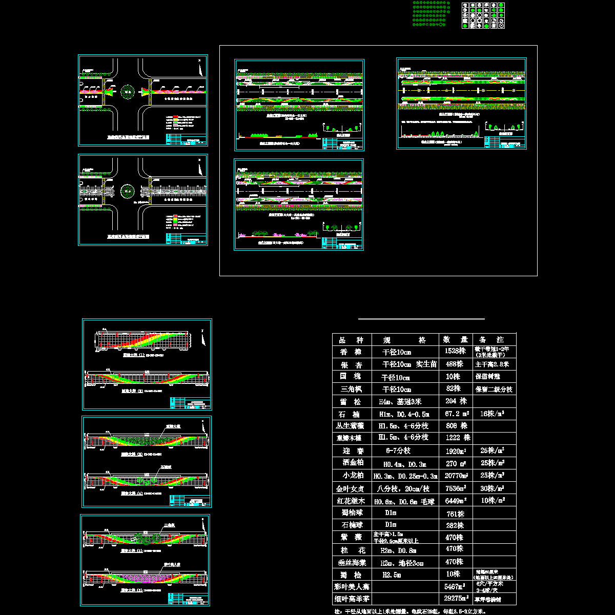 道路绿化设计 - 1