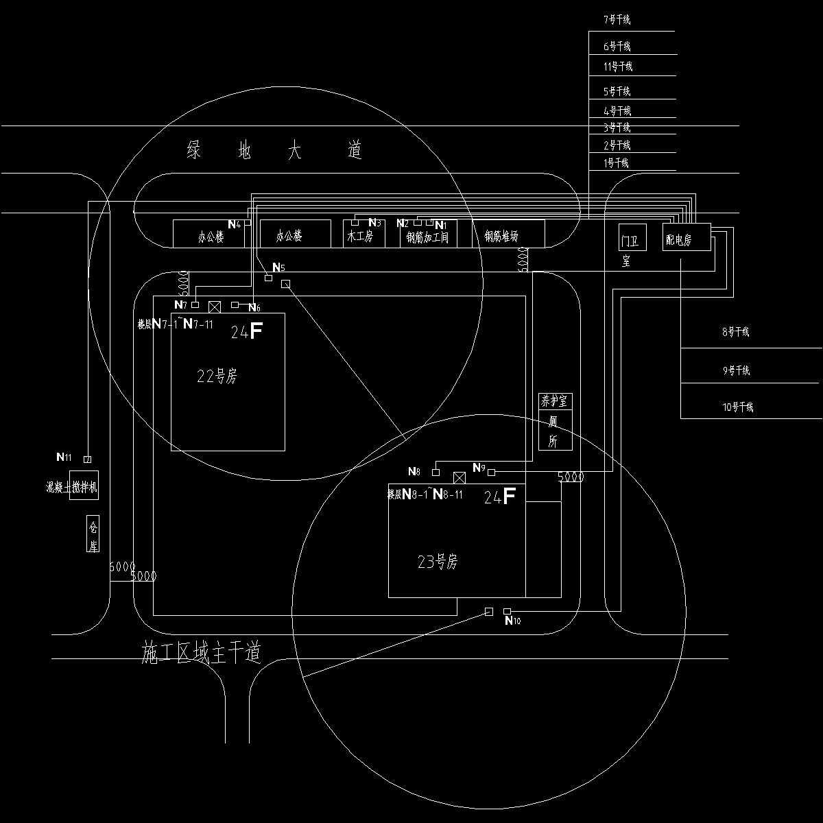 施工用电总平面图.dwg