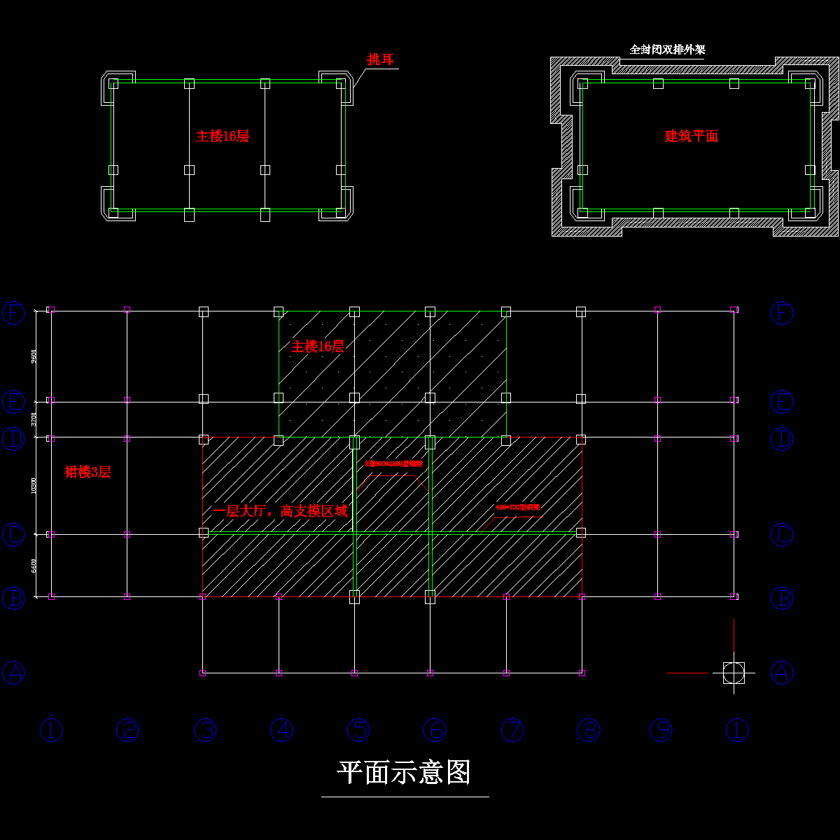 高支模平面布置图.dwg