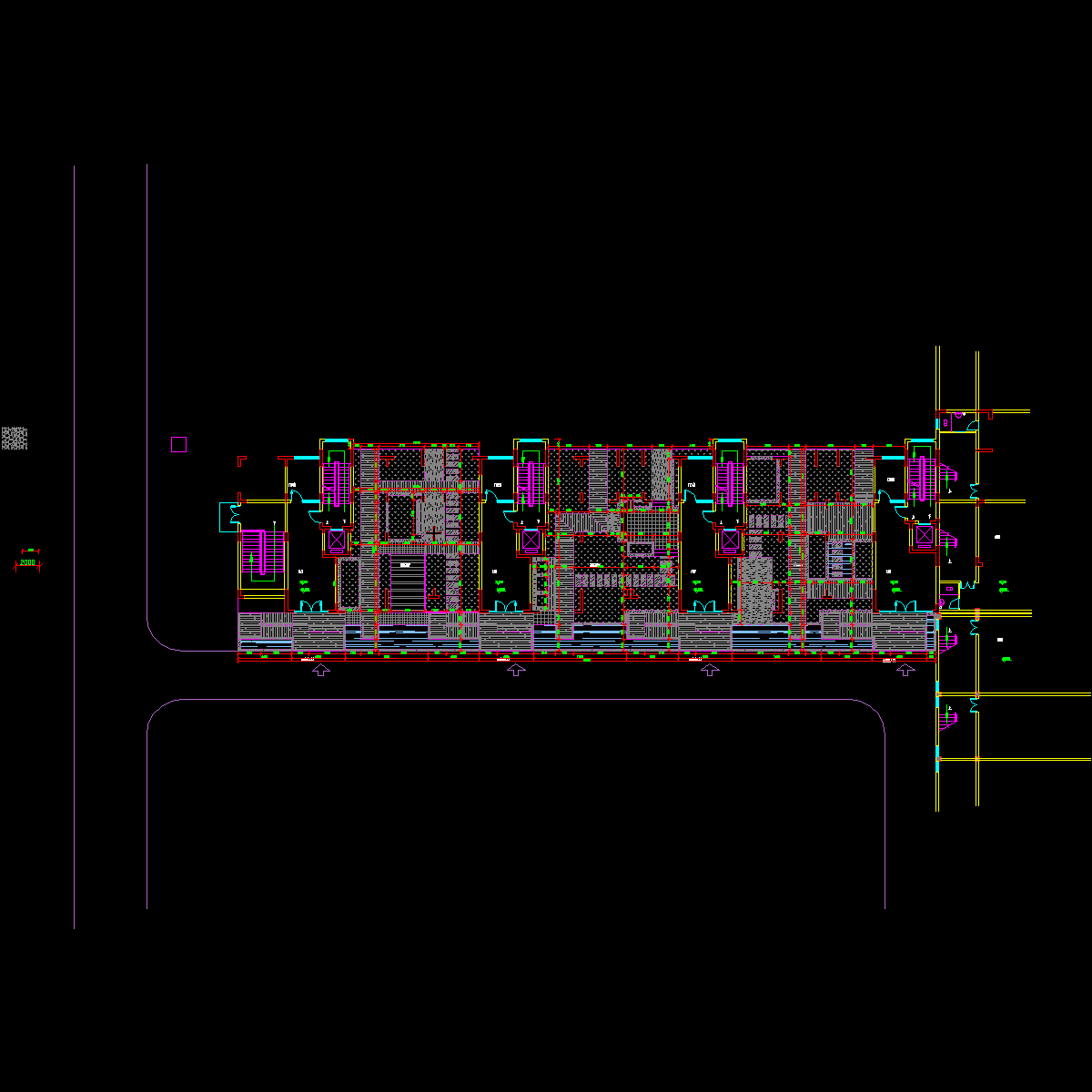 2架空花园平面尺寸图.dwg