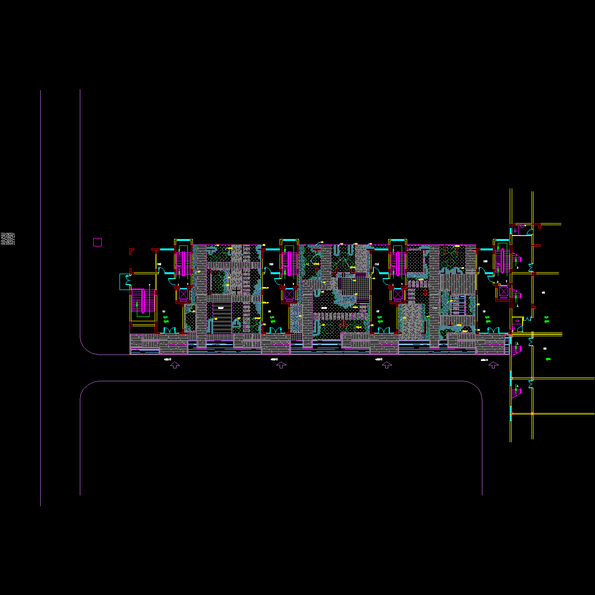 4架空花园绿化平面图.dwg