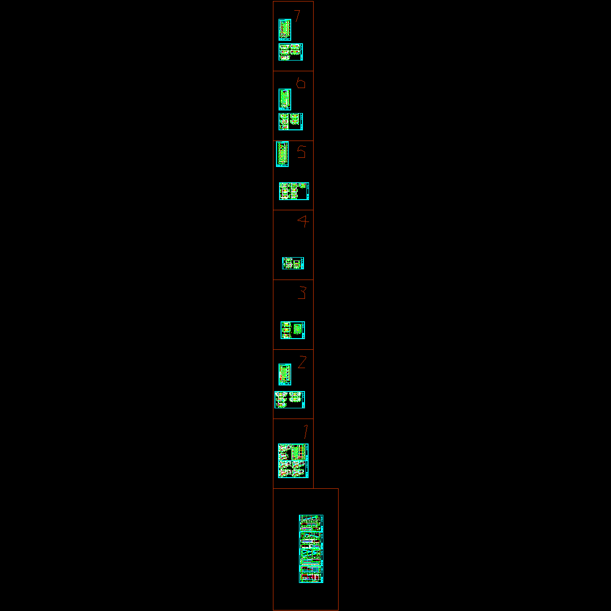 目录平立剖楼梯扶梯.dwg