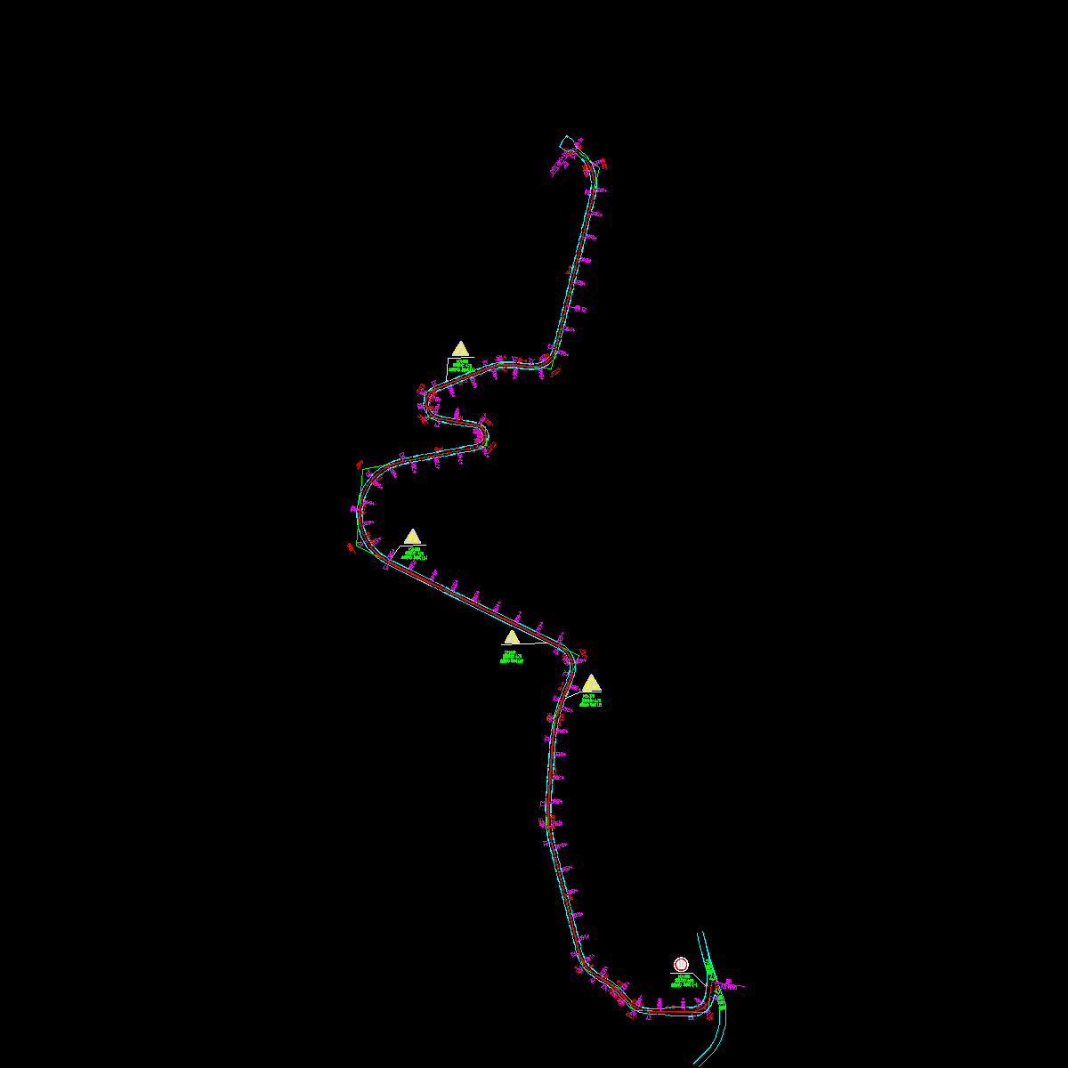 s2-12-2路标志平面布置图.dwg