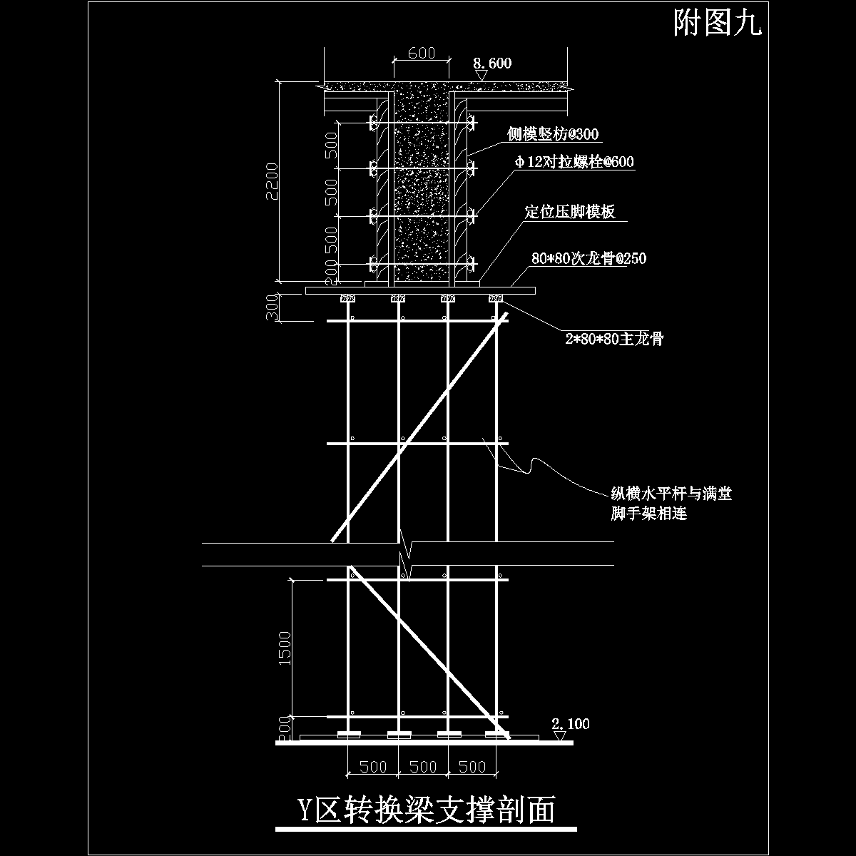 ay区梁支撑剖面.dwg