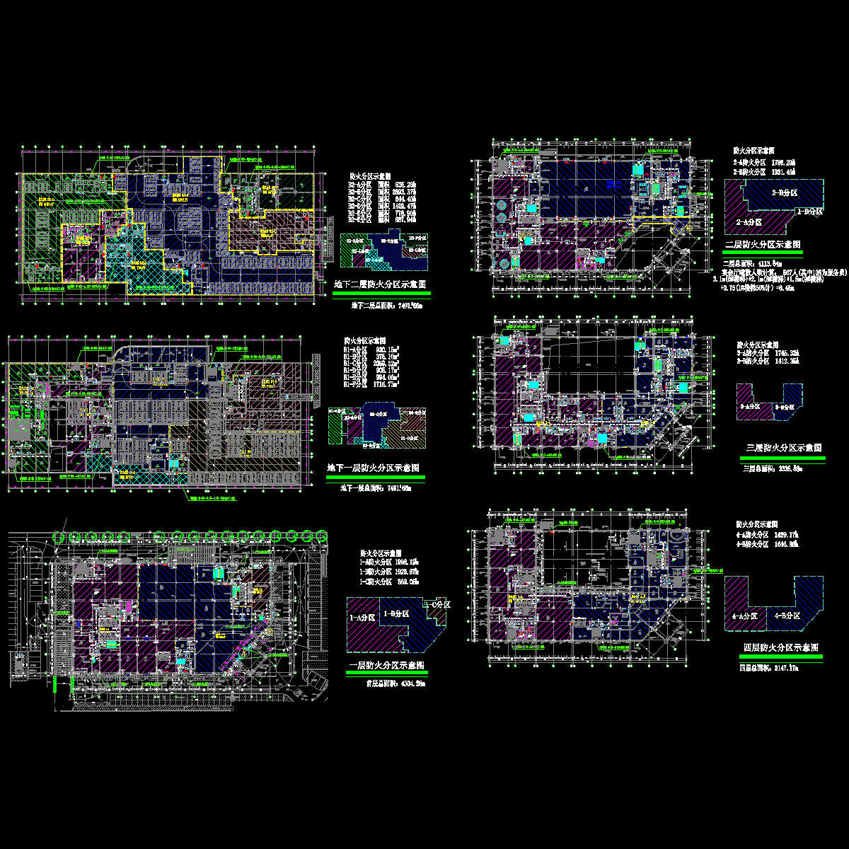 靖江1#地块防火分区示意图0722.dwg