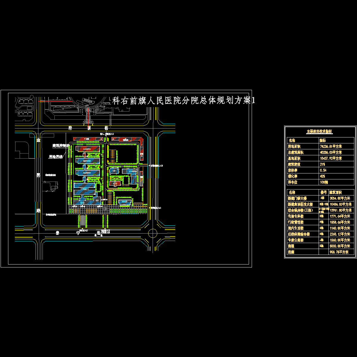 最终最新旗医院总图.dwg