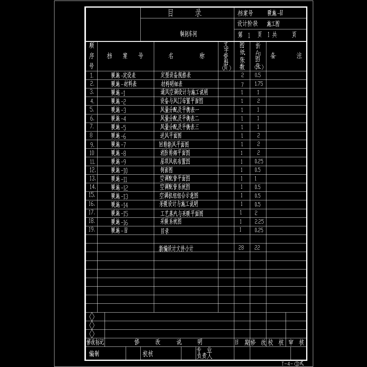 图纸目录.dwg