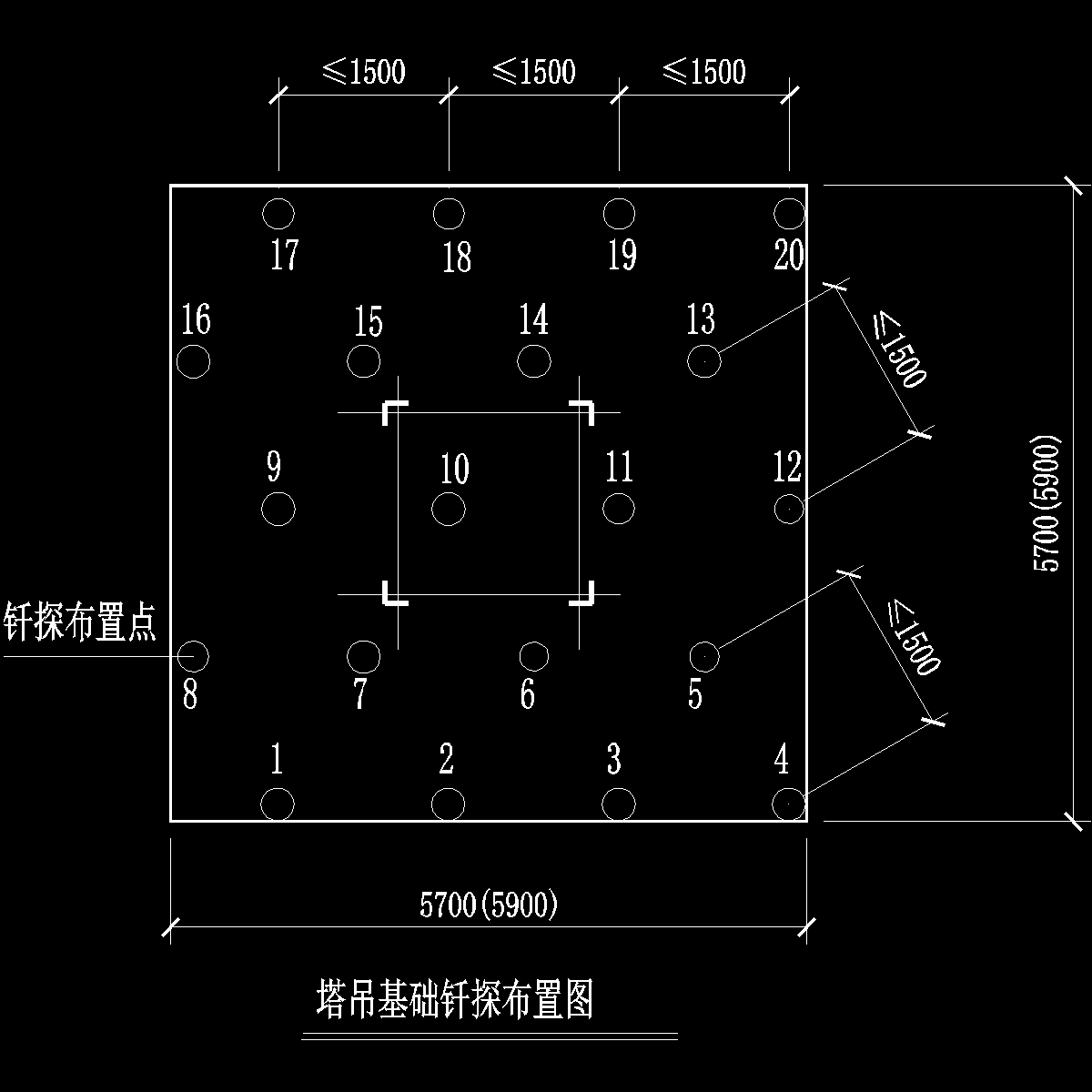 塔吊基础钎探布置图1.dwg