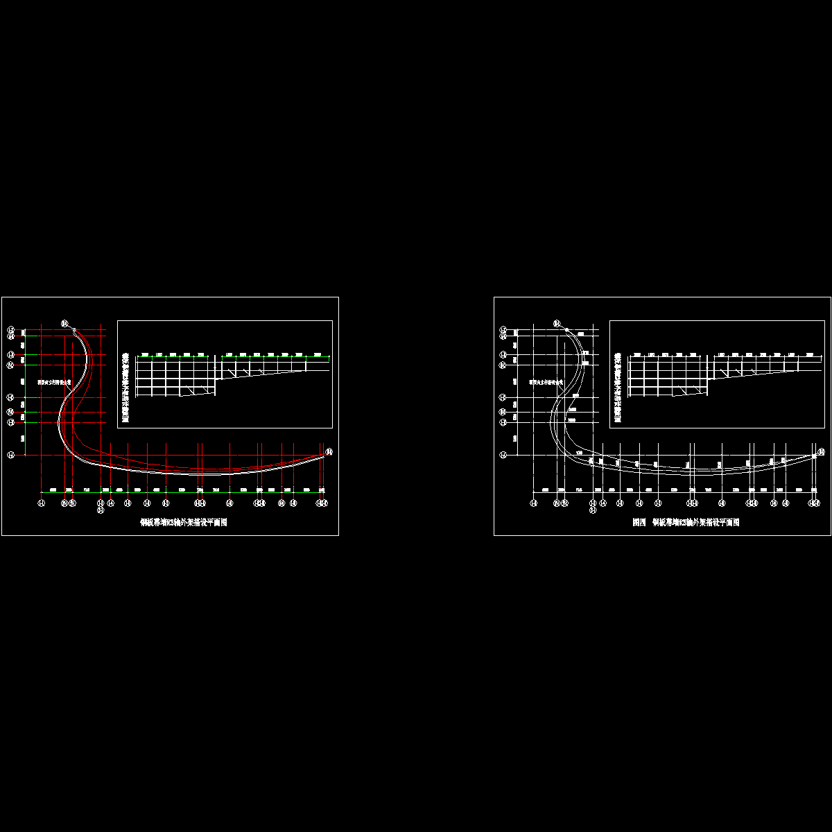 艺术中心工程外脚手架施工方案cad