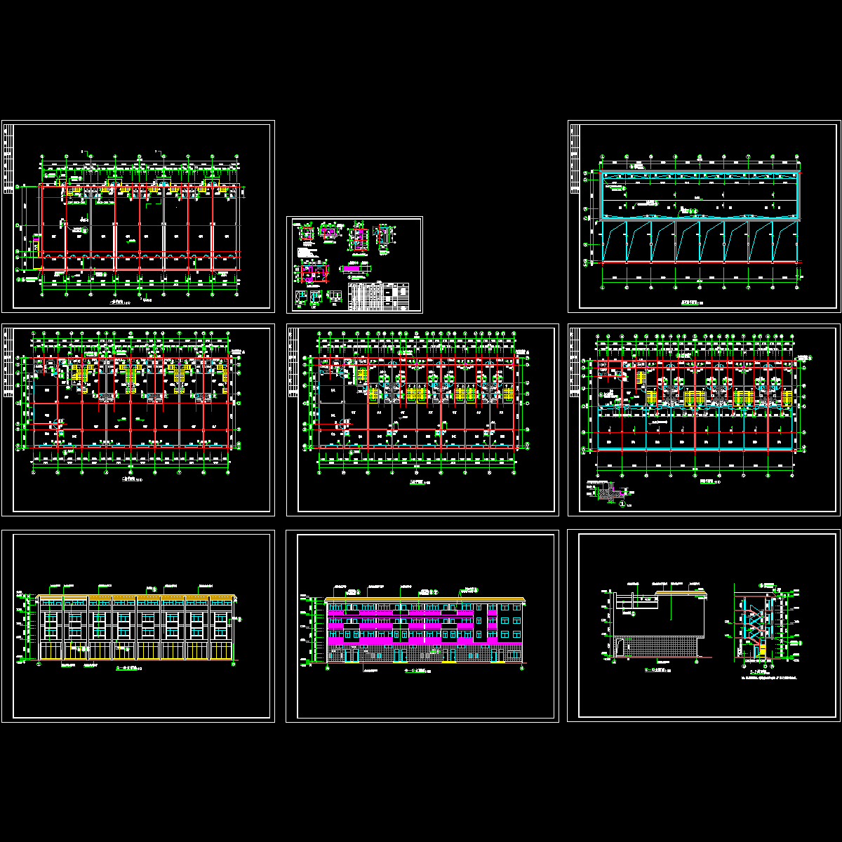 商铺建筑施工图.dwg