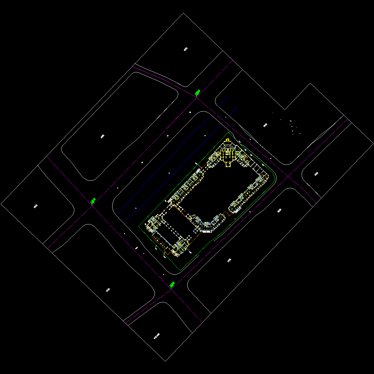 新绿园植物CAD施工方案图纸、实景图纸