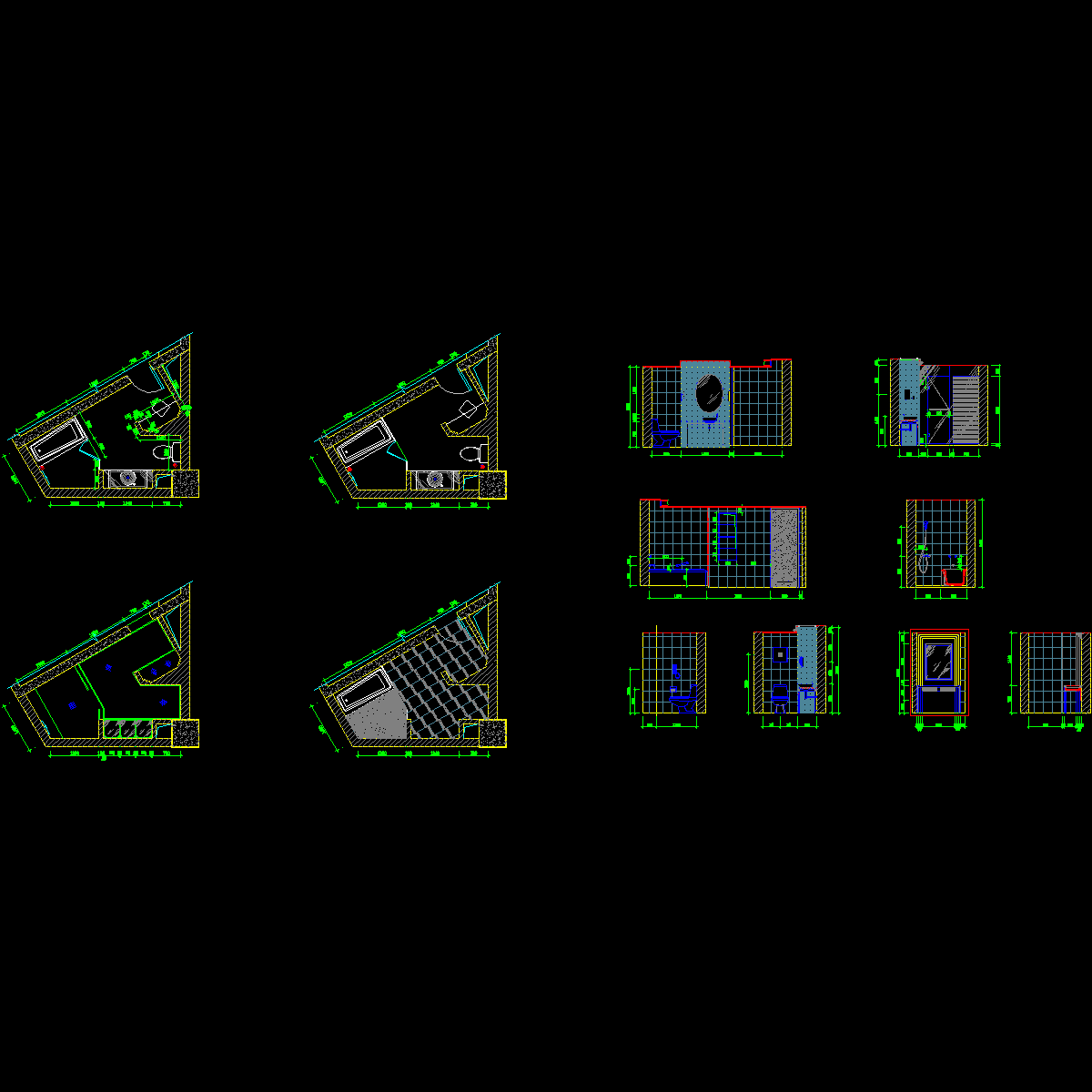 b-卫生间平面 立面图.dwg