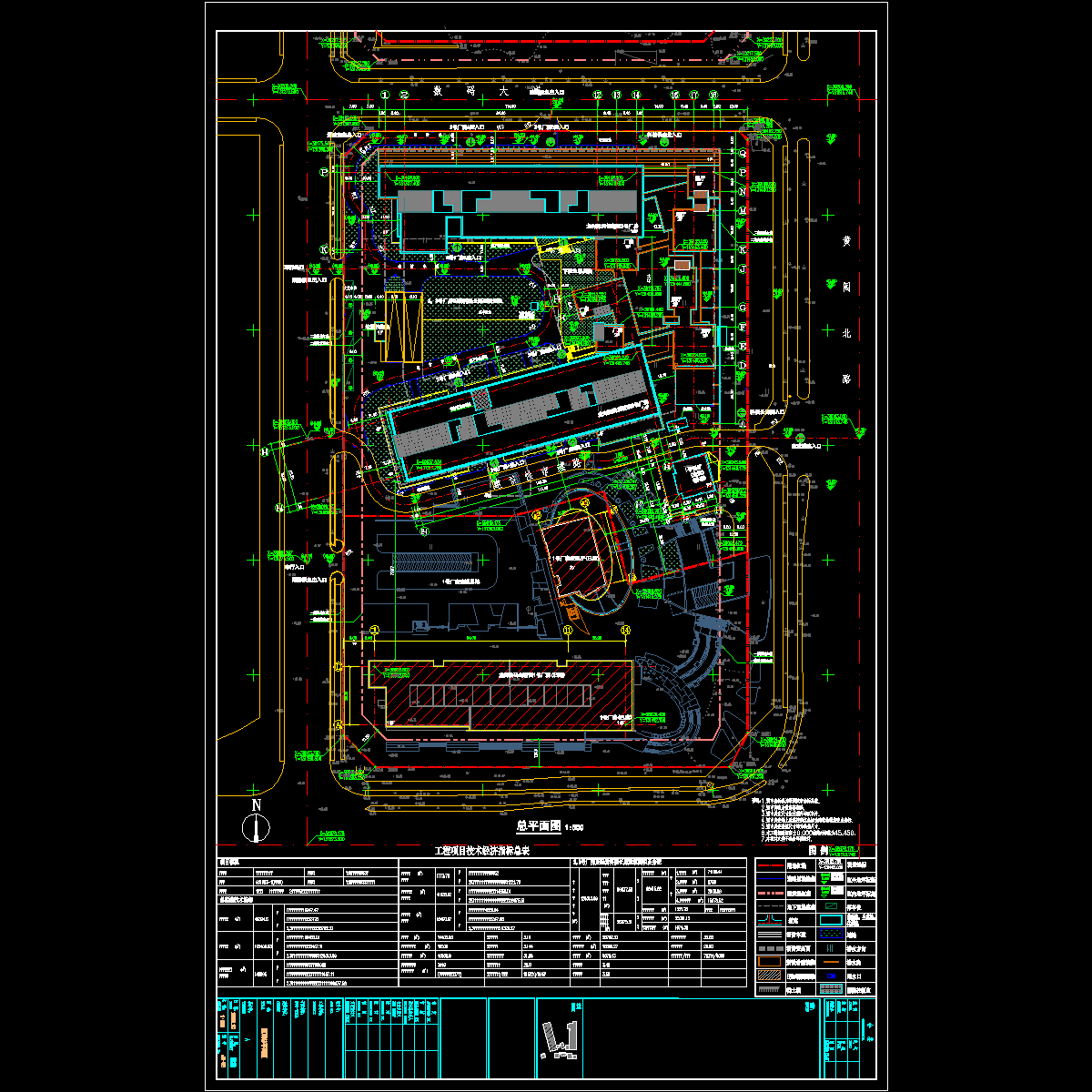 数码城总体规划平面_CAD