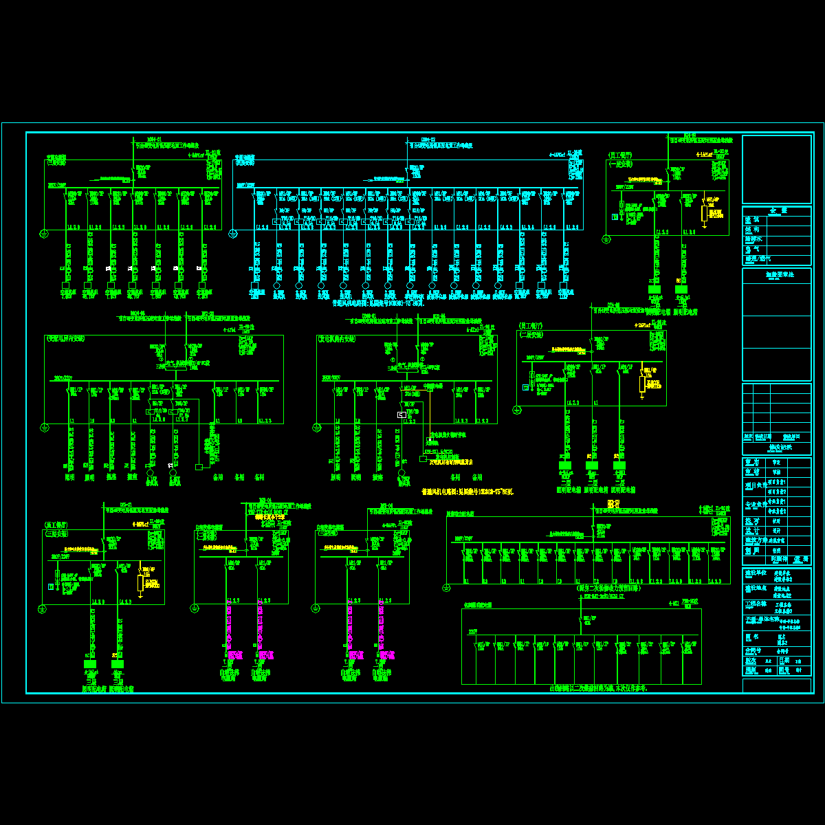 强电施03 配电箱接线系统图2 v1.0.dwg