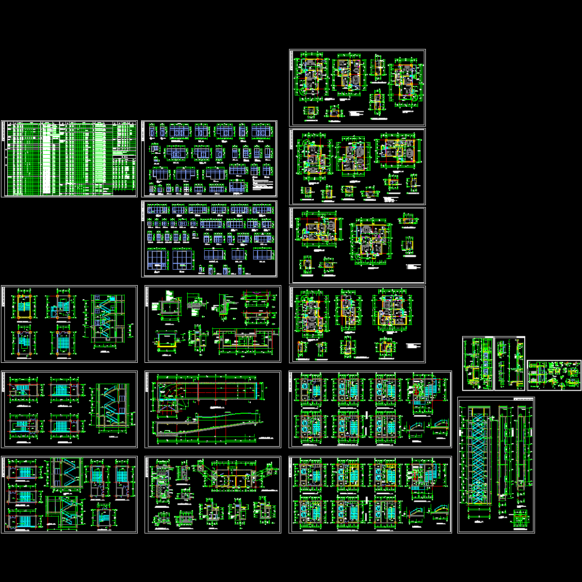 高层商住楼全套(带人防)详图.dwg