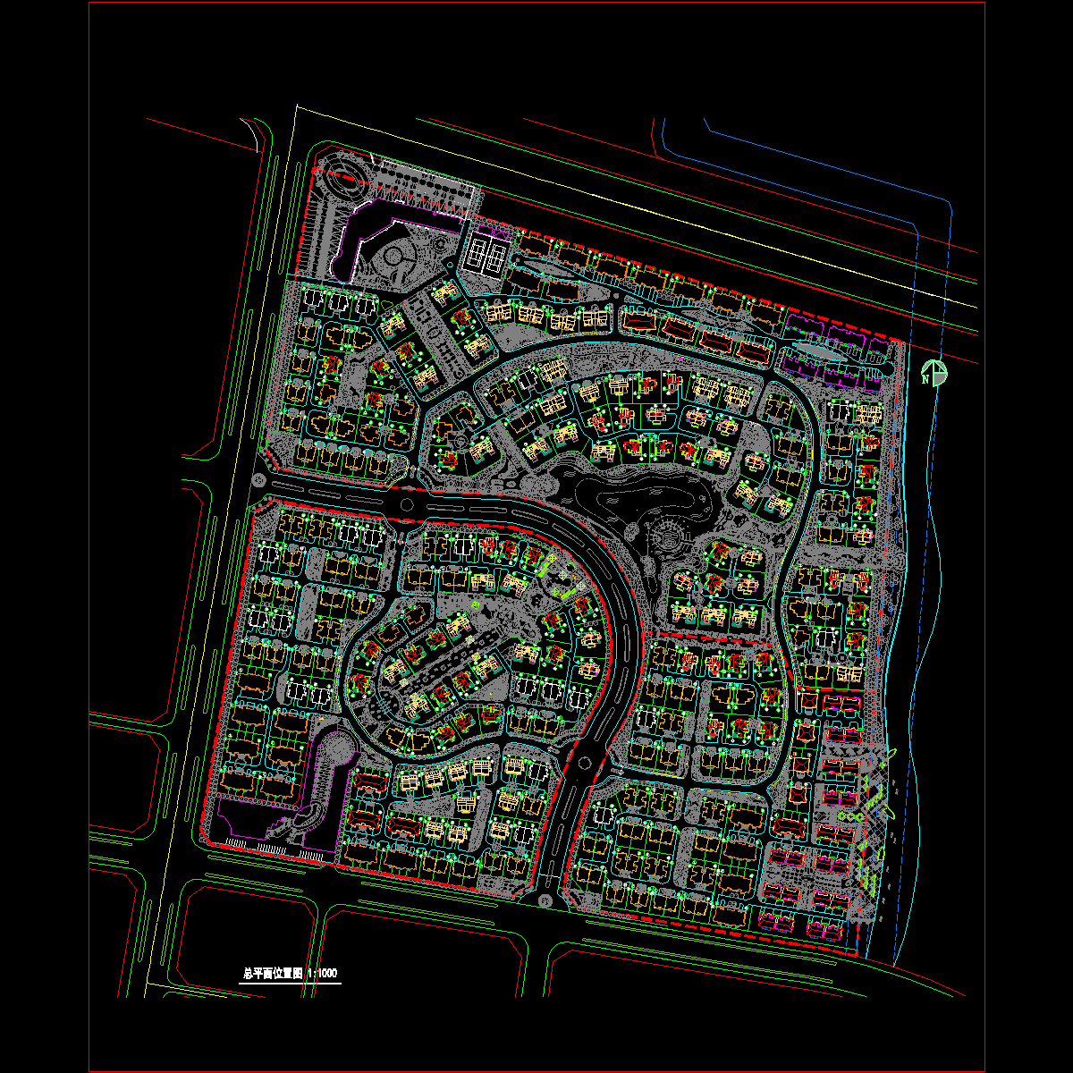 小区规划平面 - 1
